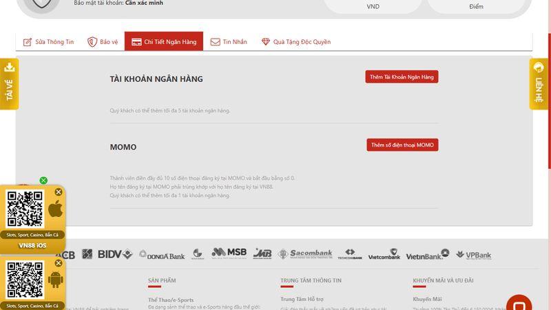 Sử dụng ví điện tử để nạp tiền VN88 nhanh